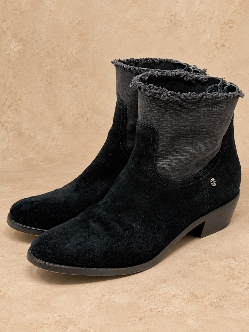 Zadig & Voltaire black suede ankle boots, Size 37